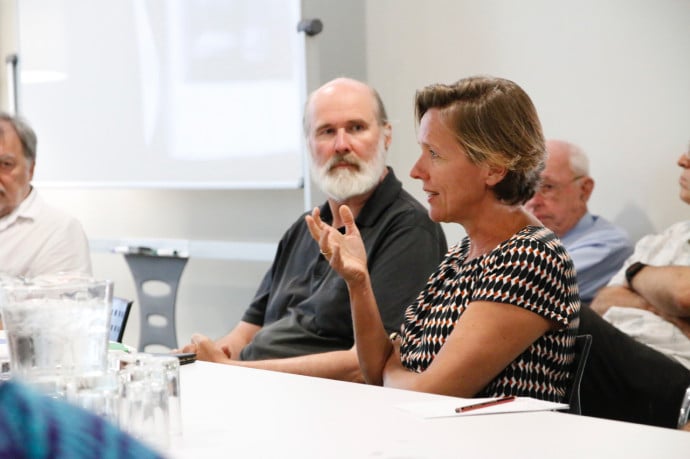 STIAS visiting scholar Tessa Roseboom, member of the DOHaD group, during the STIAS seminar on 22 November 2018