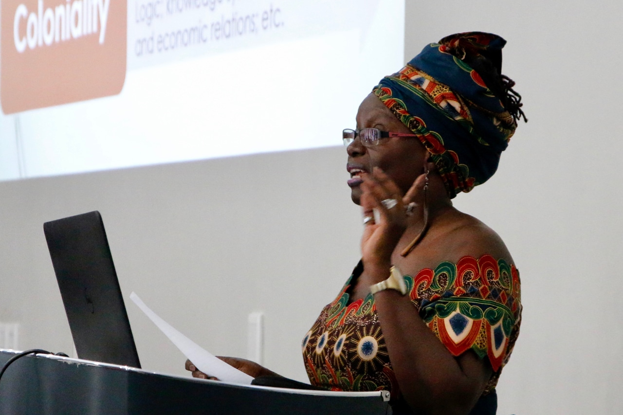 Thumbnail for Peeling away at the layers of colonisation - public lecture by Sylvia Tamale
