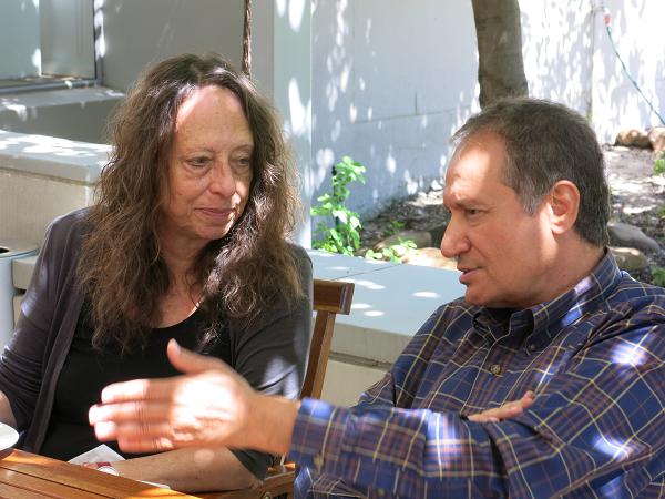 Carol Gilligan and Abdallah Daar in conversation at STIAS