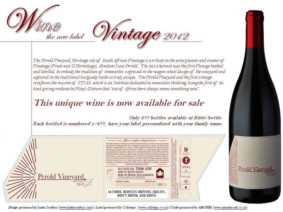 Perold Pinotage 2012