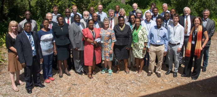 Participants of the Agricultural Transformation Roundtable at STIAS in Stellenbosch. Photo by Anton Jordaan.